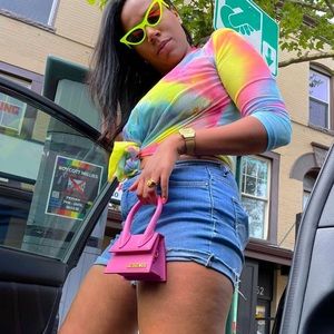 Dreamy mesh wrap blouse